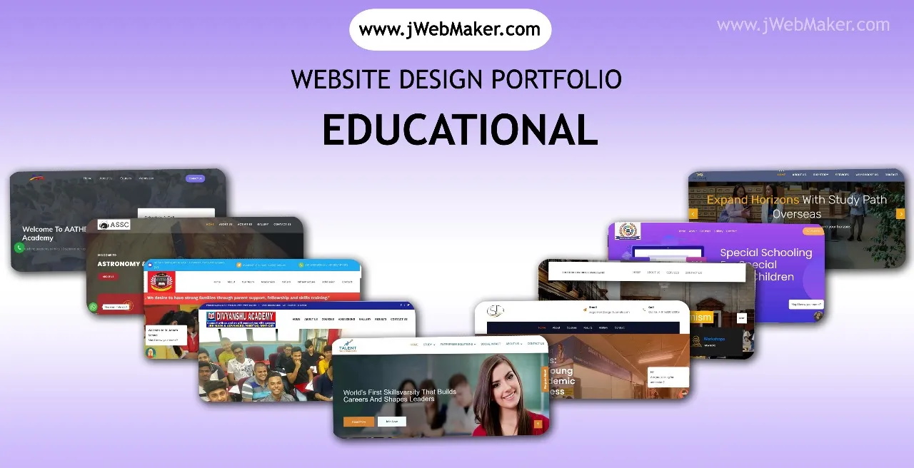 Custom website design for educational institutions in Mumbai