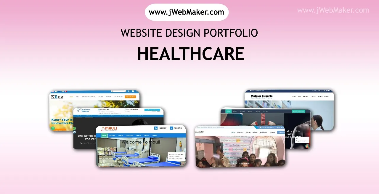 Professional website design for healthcare providers in Mumbai