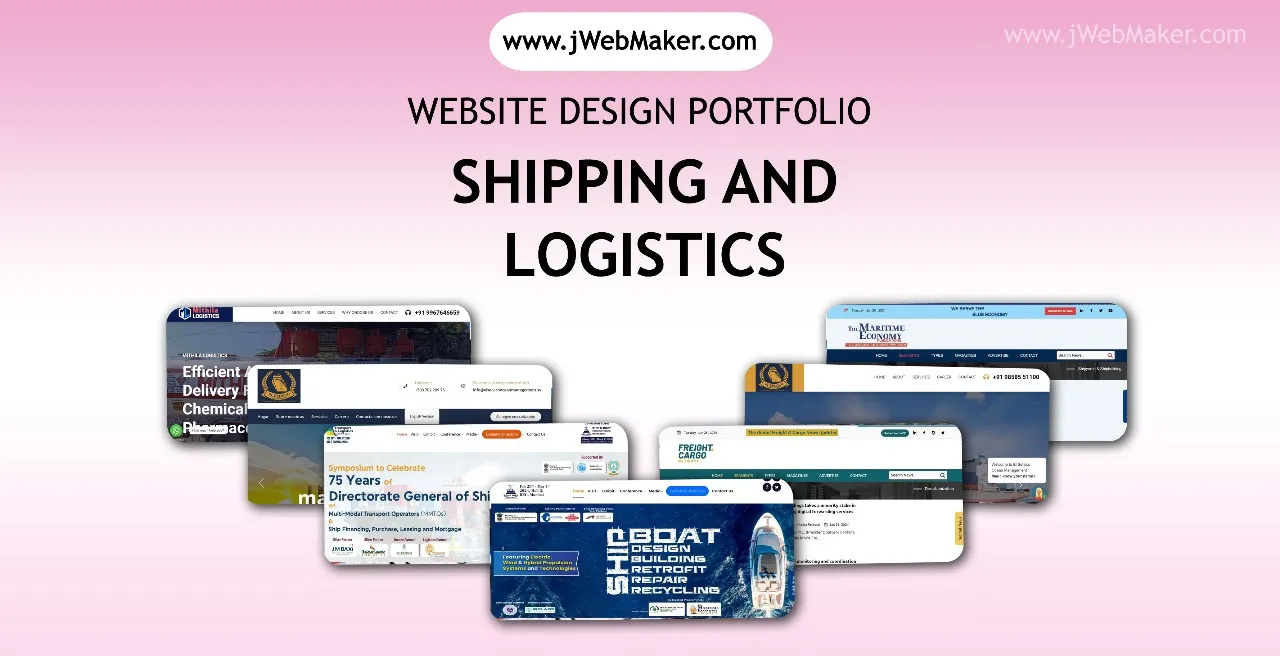 Specialized website design for shipping and logistics companies in Mumbai